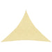 Solseil 160 g/m² beige 4,5x4,5x4,5 m HDPE