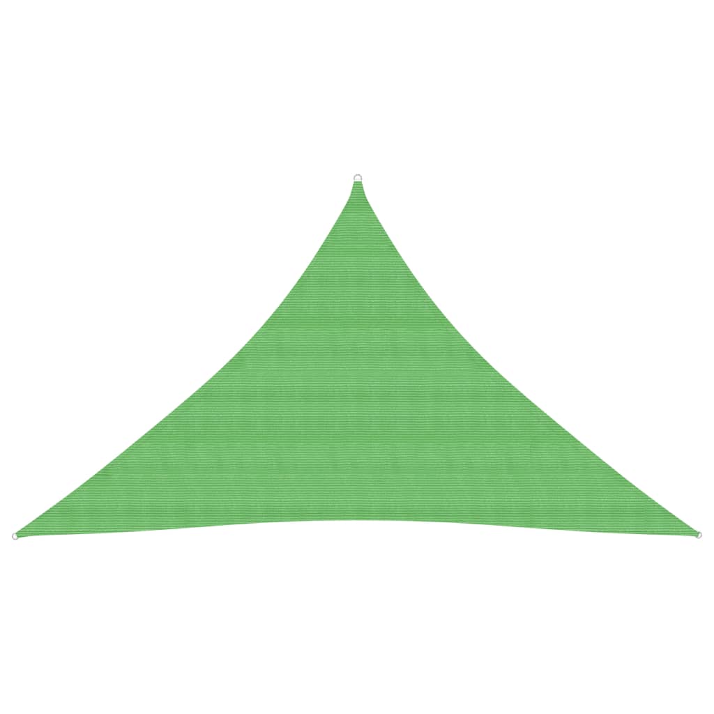 Solseil 160 g/m² lysegrønn 4x4x5,8 m HDPE