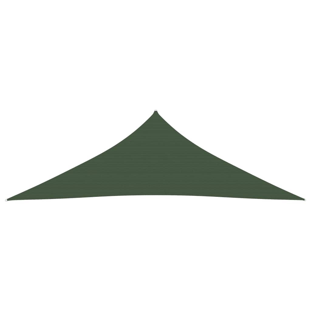 Solseil 160 g/m² mørkegrønn 4x4x5,8 m HDPE