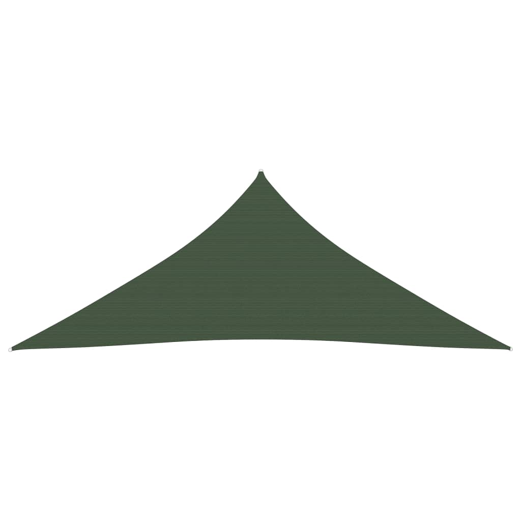 Solseil 160 g/m² mørkegrønn 4x5x5 m HDPE
