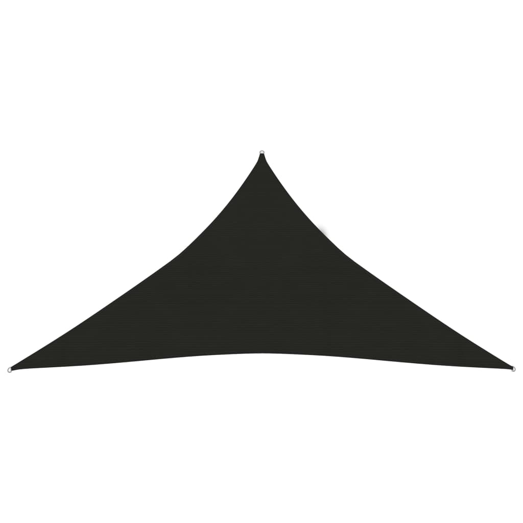 Solseil 160 g/m² svart 4x5x5 m HDPE