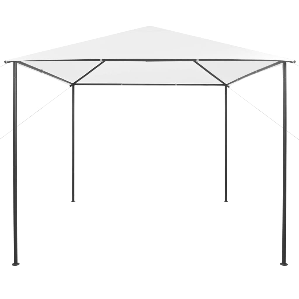 Paviljong 3x3x2,9 m hvit 180 g/m²