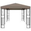 Paviljong 6x3 m gråbrun stoff