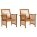 Hagestoler 2 stk heltre akasie