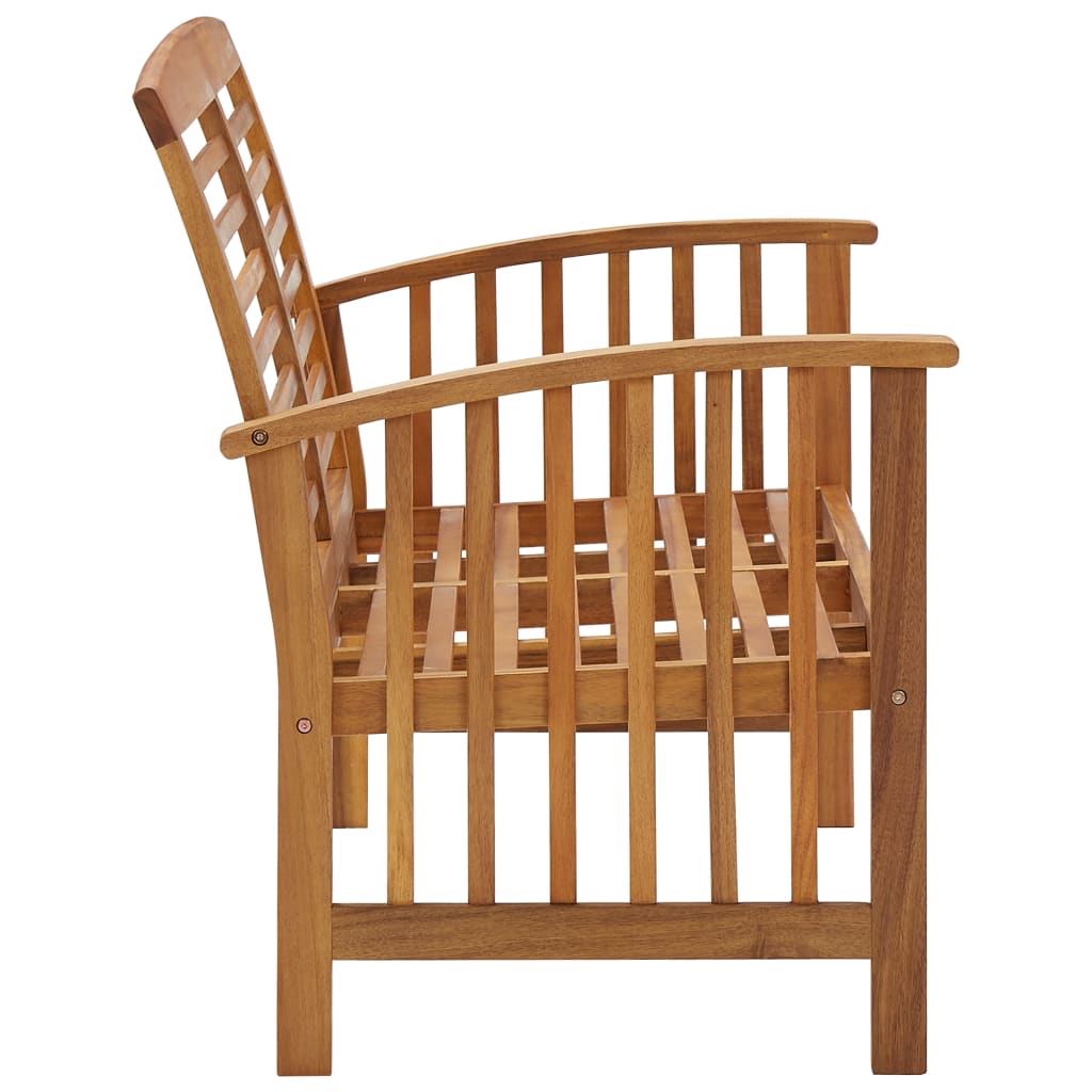 Hagebenk 119 cm heltre akasie