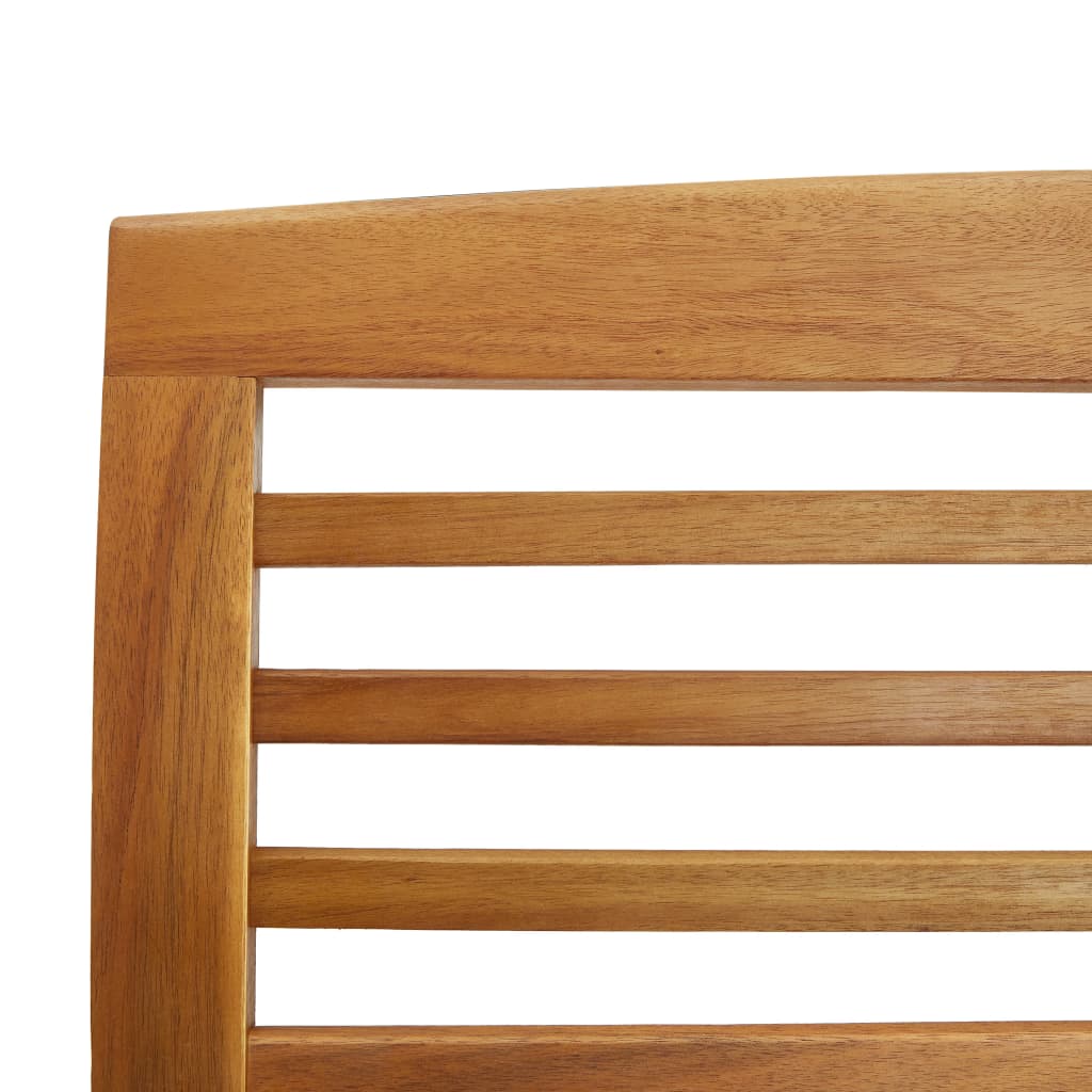 Hagebenk 119 cm heltre akasie