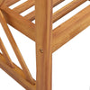 Hagebenk 119 cm heltre akasie