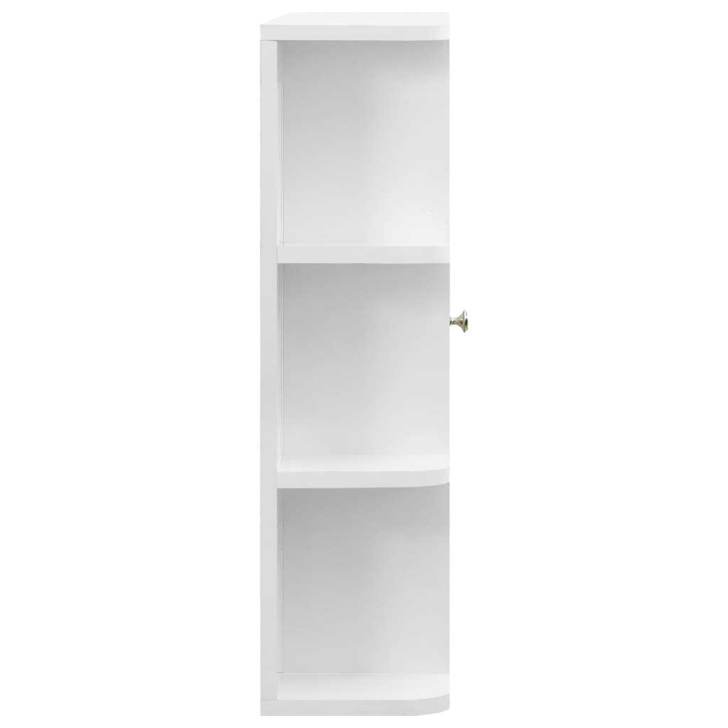 Speilskap til baderom hvit 66x17x63 cm MDF
