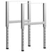 Justerbare arbeidsbenkerammer 2 stk metall 55x(69-95,5)cm grå