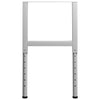 Justerbare arbeidsbenkerammer 2 stk metall 55x(69-95,5)cm grå