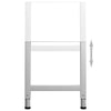 Justerbare arbeidsbenkerammer 2 stk metall 55x(69-95,5)cm grå