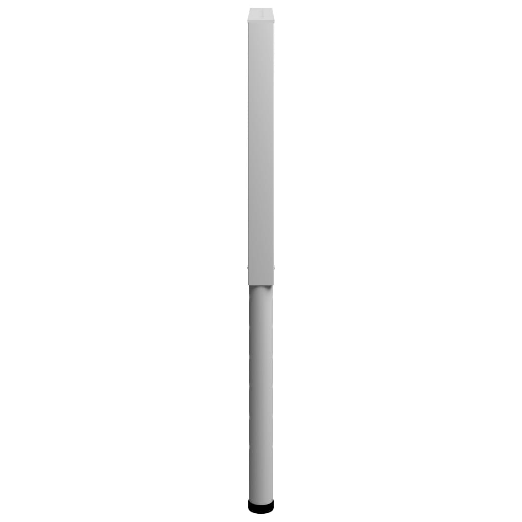 Justerbare arbeidsbenkerammer 2 stk metall 55x(69-95,5)cm grå