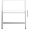Justerbare arbeidsbenkerammer 2 stk metall 85x(69-95,5)cm grå