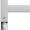 Justerbare arbeidsbenkerammer 2 stk metall 85x(69-95,5)cm grå