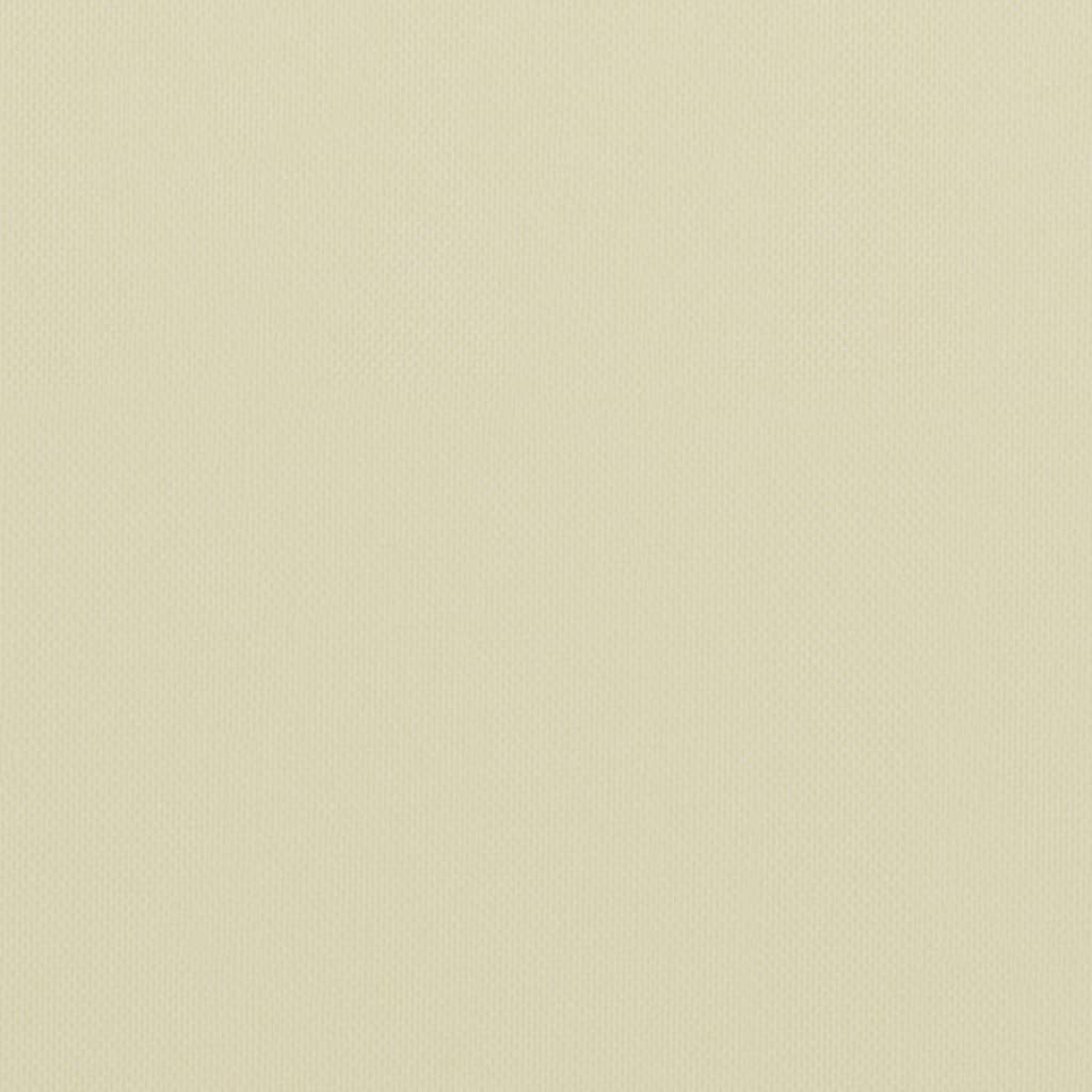 Balkongskjerm kremhvit 120x500 cm oxfordstoff