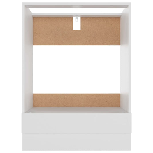 Ovnskap "Riga" hvit 60x46x81,5 cm konstruert tre
