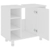 Baderomsskap hvit 60x32x53,5 cm konstruert tre