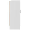 Vitrine hvit 82,5x30,5x80 cm konstruert tre