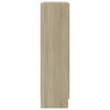 Vitrine sonoma eik 82,5x30,5x115 cm konstruert tre