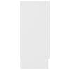 Vitrine hvit 120x30,5x70 cm konstruert tre
