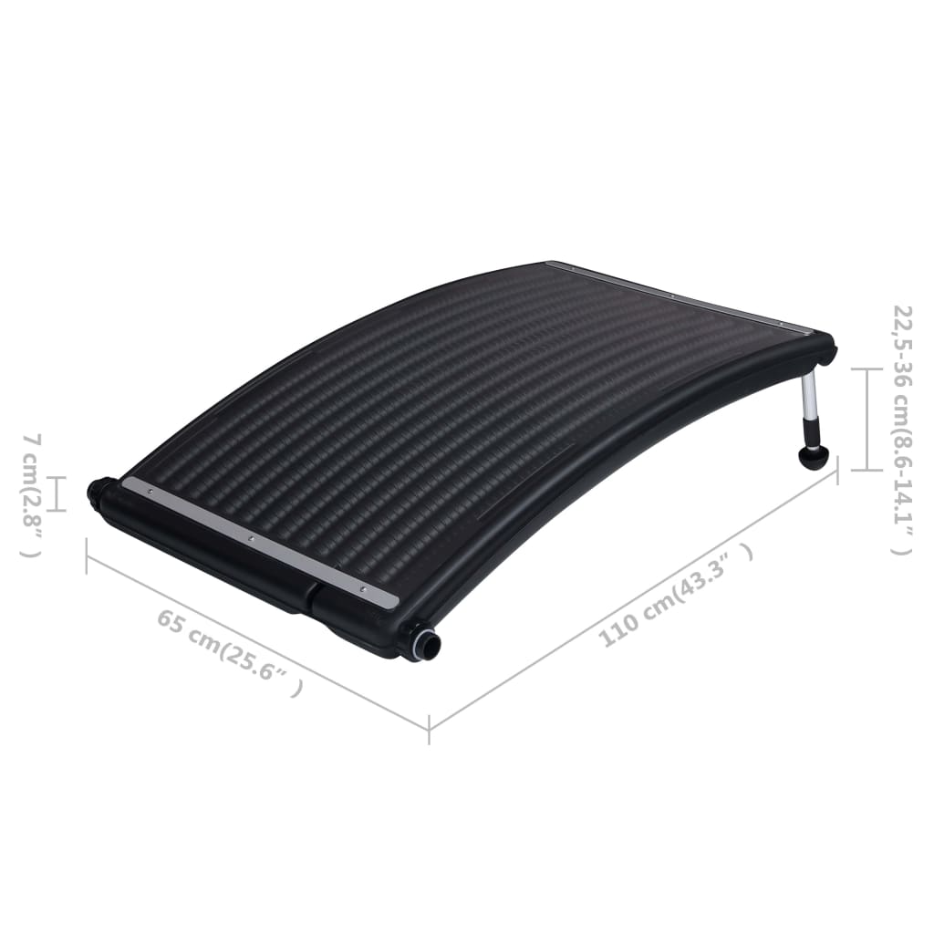 Solcellepanel for basseng buet 110x65 cm
