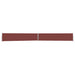 Uttrekkbar sidemarkise 170x1200 cm brun