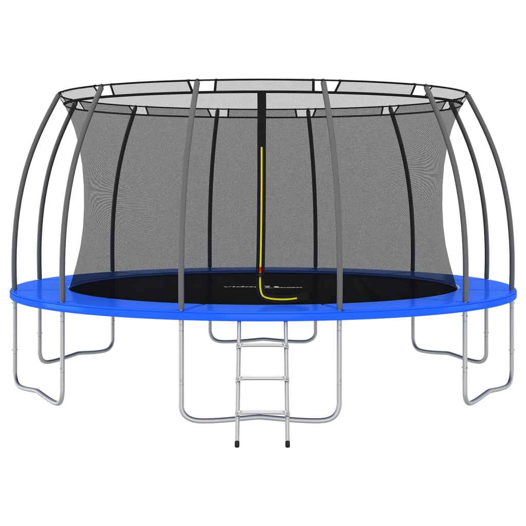Trampolinesett rund 488x90 cm 150 kg