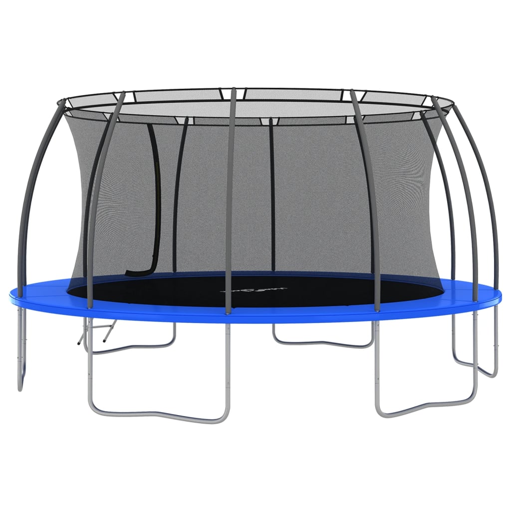 Trampolinesett rund 488x90 cm 150 kg