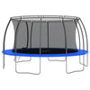 Trampolinesett rund 488x90 cm 150 kg