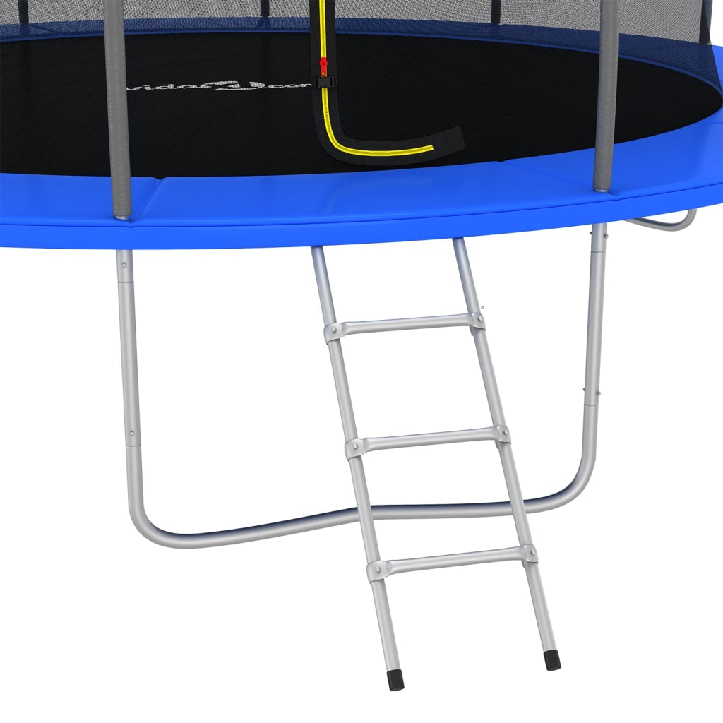 Trampolinesett rund 488x90 cm 150 kg
