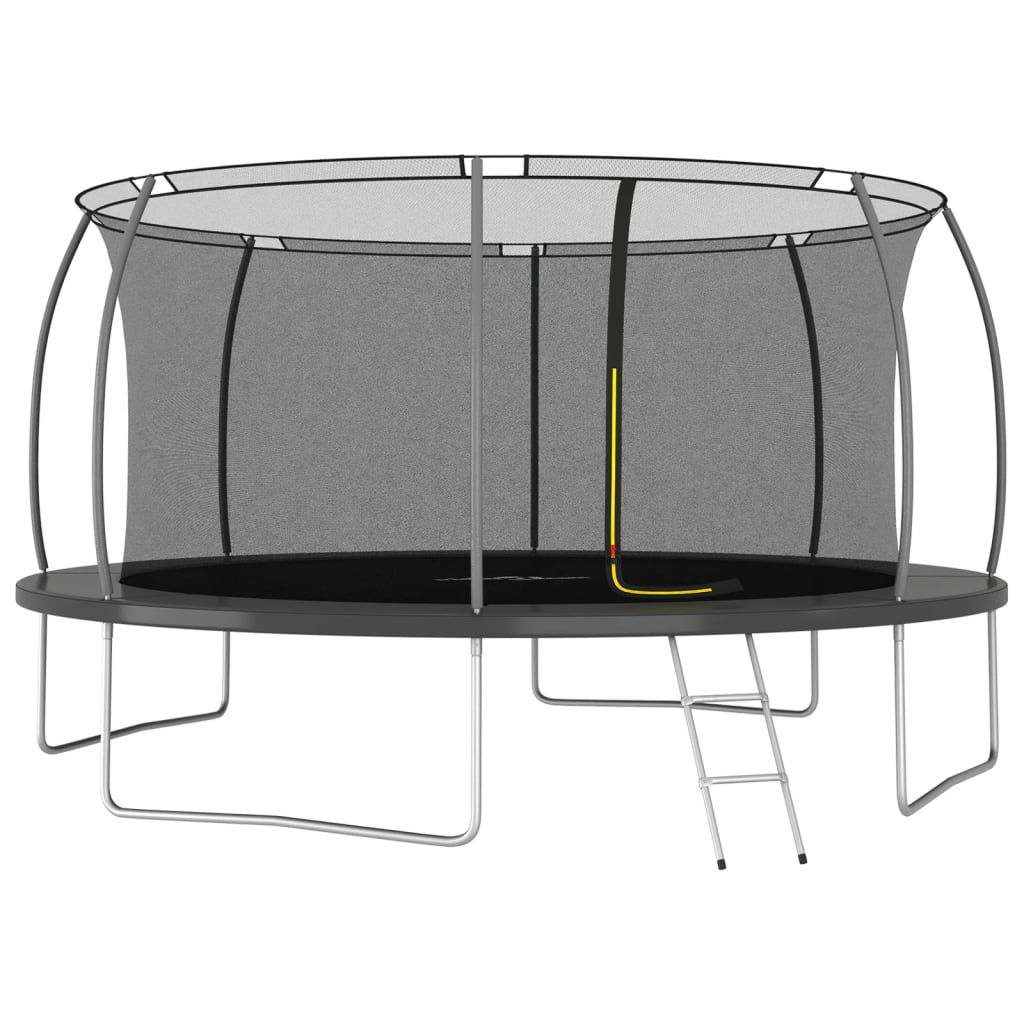 Trampolinesett rund 460x80 cm 150 kg