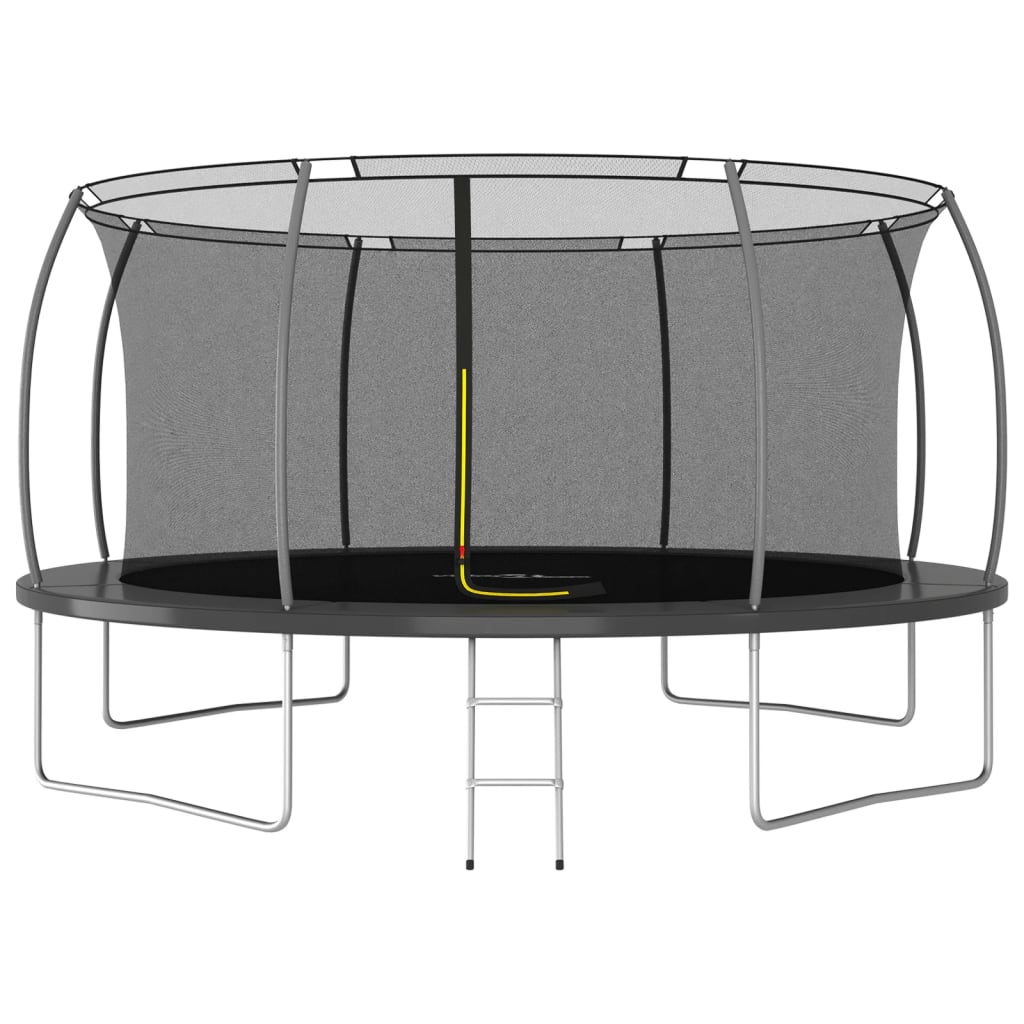 Trampolinesett rund 460x80 cm 150 kg
