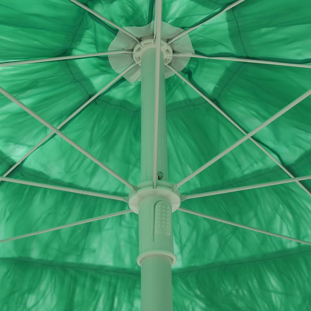 Strandparasoll Hawaii grønn 180 cm