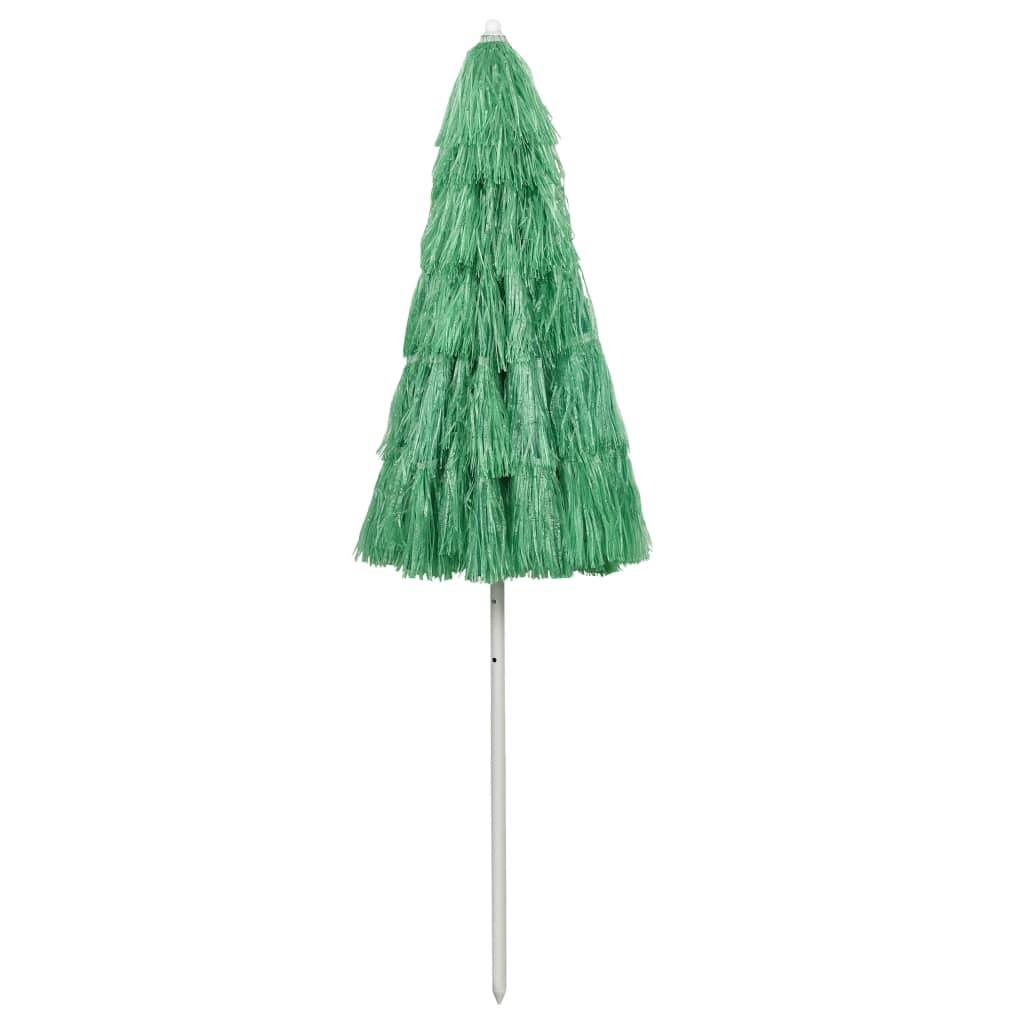 Strandparasoll Hawaii grønn 240 cm