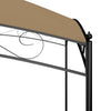Paviljong 3x3x2,65 m gråbrun 180 g/m²