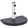Parasollfot svart 40x28x4 cm granitt