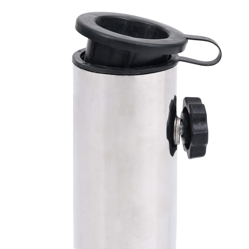 Parasollfot svart 40x28x4 cm granitt