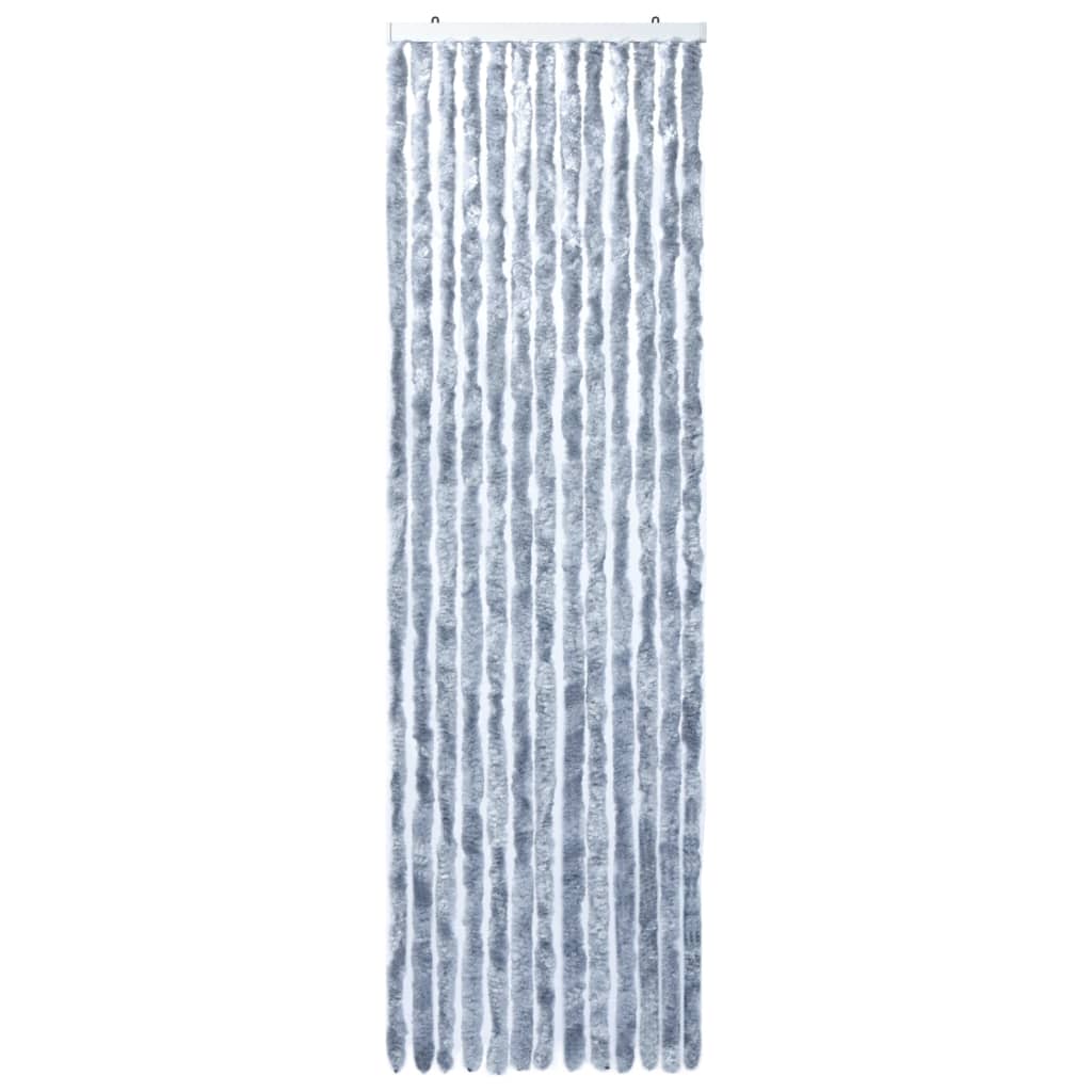 Insektgardin sølv 56x200 cm chenille