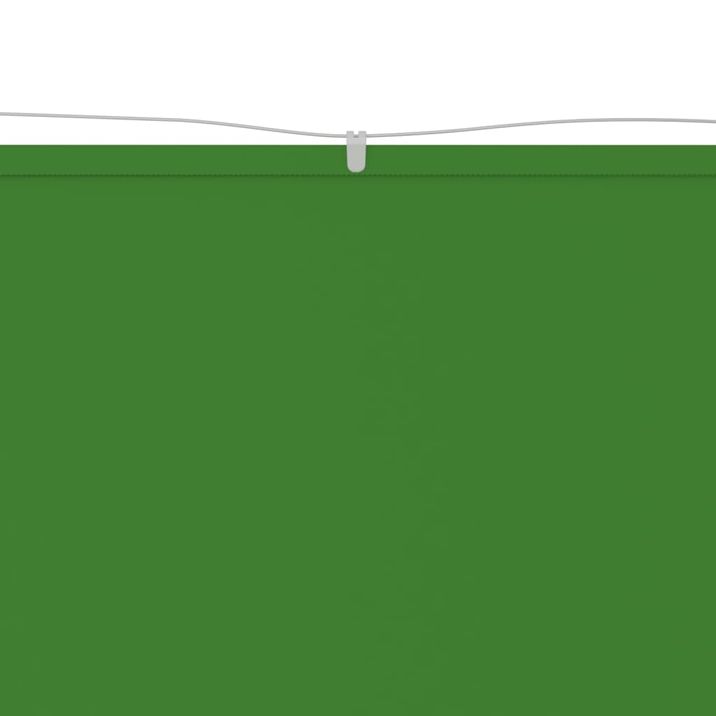 Vertikal markise lysegrønn 140x600 cm oxfordstoff