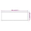 Vertikal markise terrakotta 100x800 cm oxfordstoff