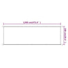 Vertikal markise terrakotta 100x1200 cm oxfordstoff
