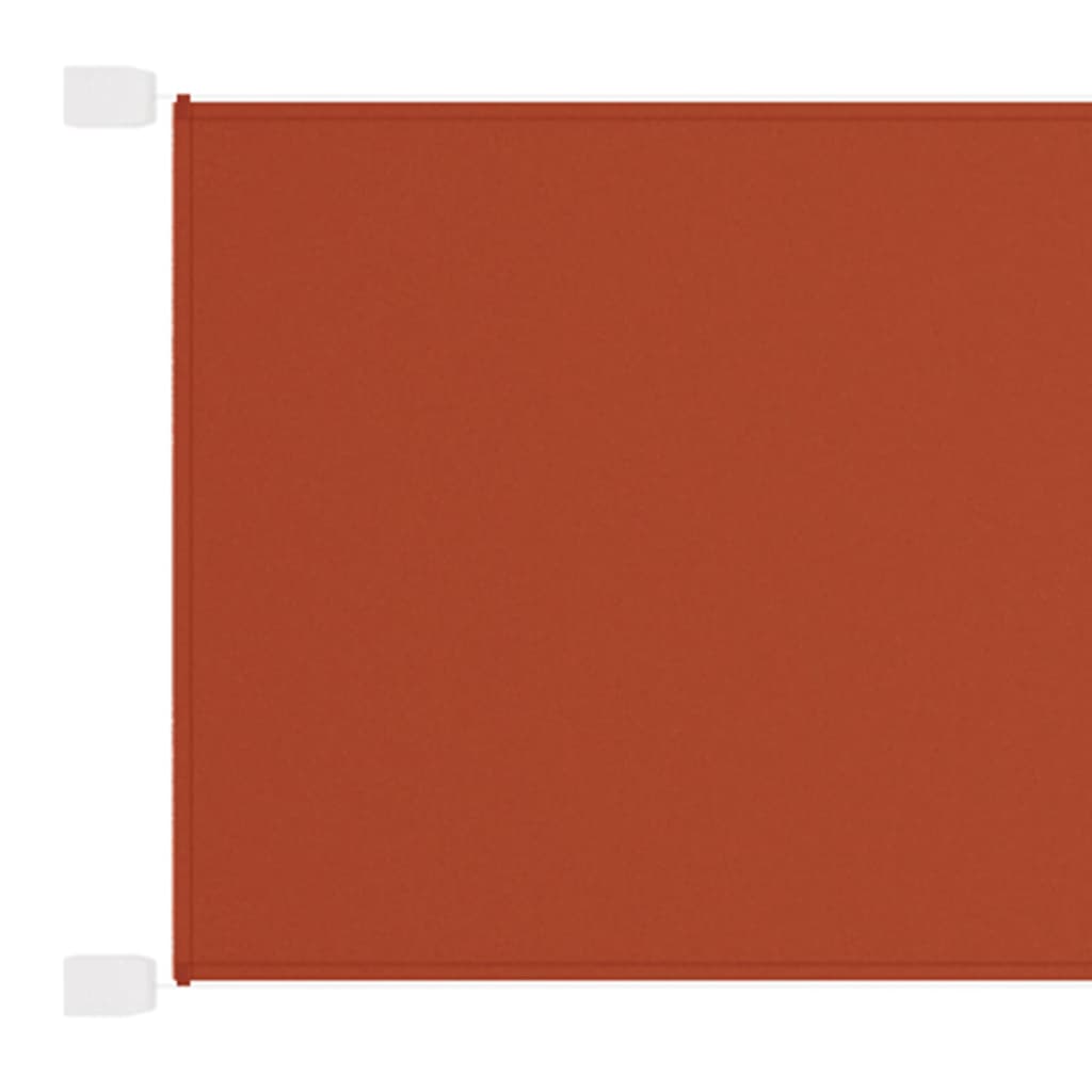 Vertikal markise terrakotta 140x800 cm oxfordstoff