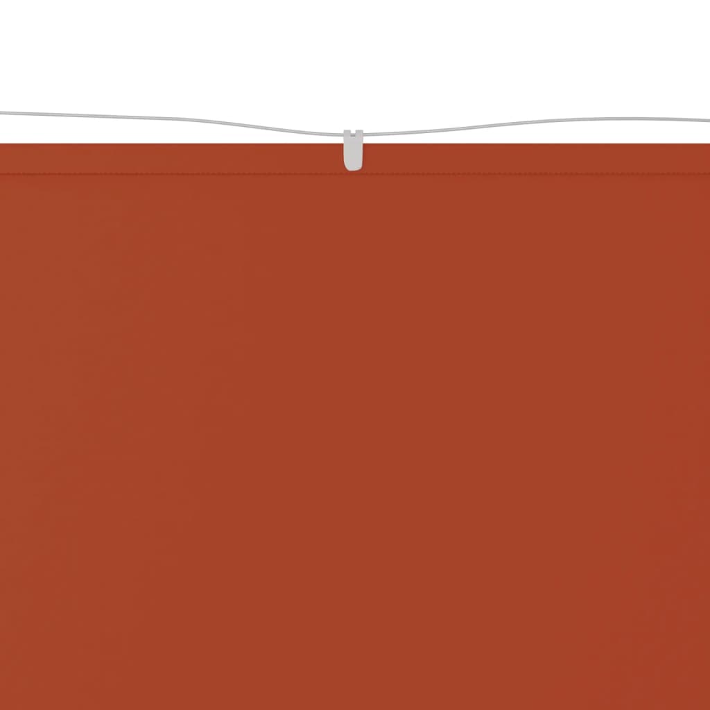 Vertikal markise terrakotta 140x800 cm oxfordstoff
