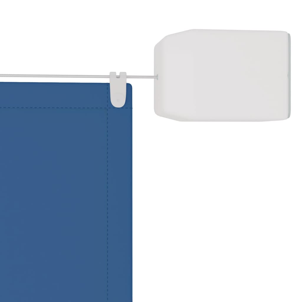 Vertikal markise blå 100x600 cm oxfordstoff