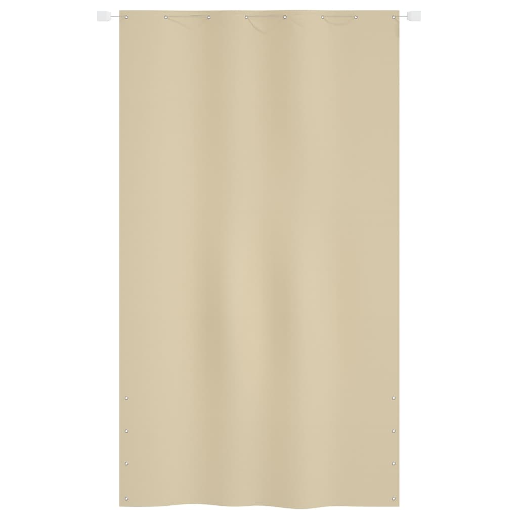 Balkongskjerm beige 140x240 cm oxfordstoff