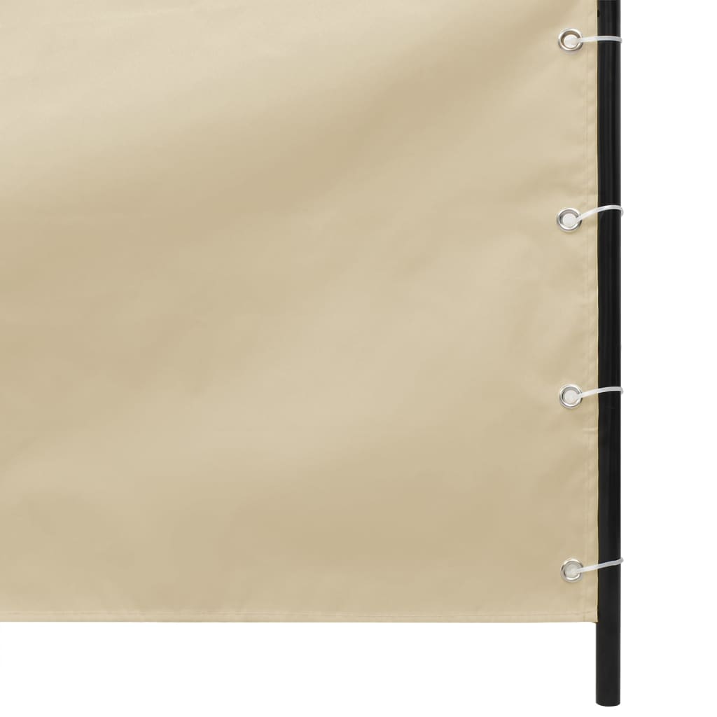 Balkongskjerm beige 140x240 cm oxfordstoff