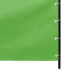 Balkongskjerm lysegrønn 80x240 cm oxfordstoff
