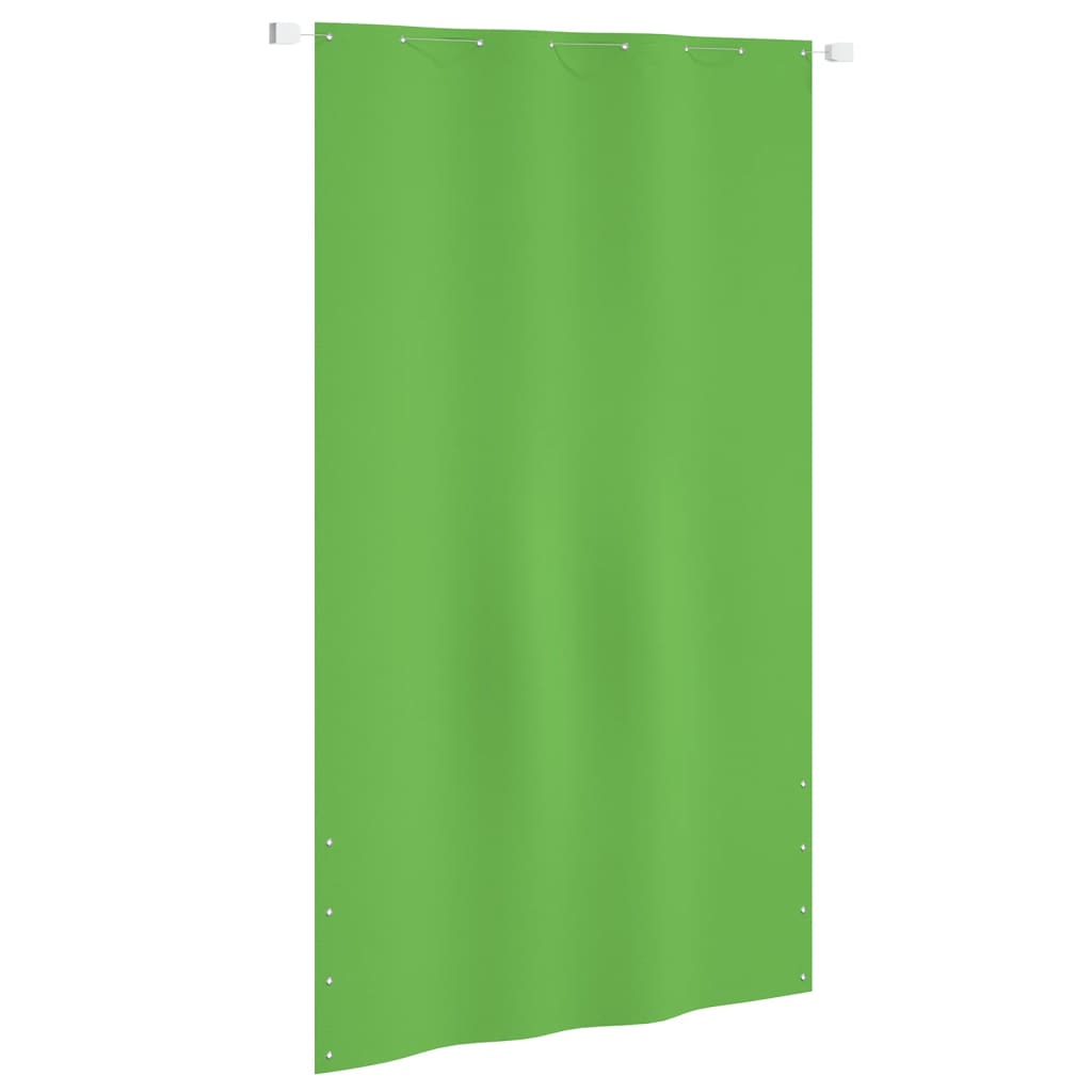 Balkongskjerm lysegrønn 140x240 cm oxfordstoff