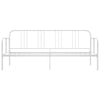 Ramme til sovesofa hvit metall 90x200 cm