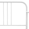 Ramme til sovesofa hvit metall 90x200 cm